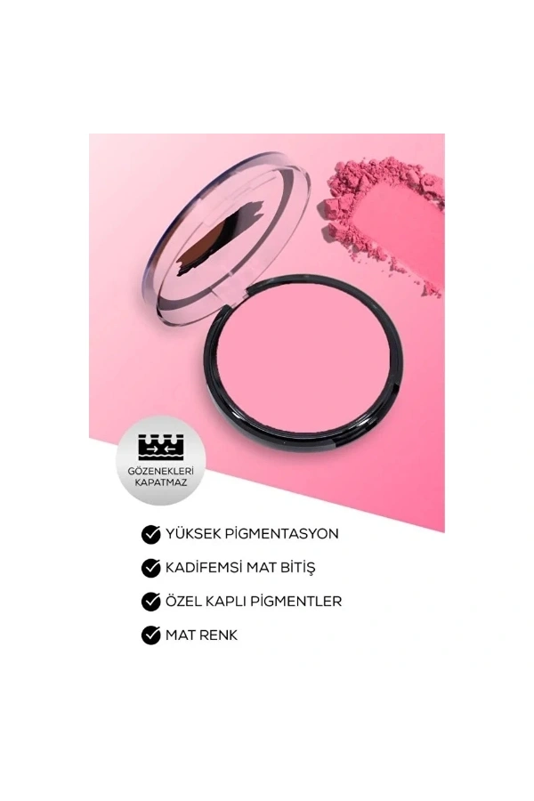 Bidebuvar 3lü Matte Powder Allık Seti