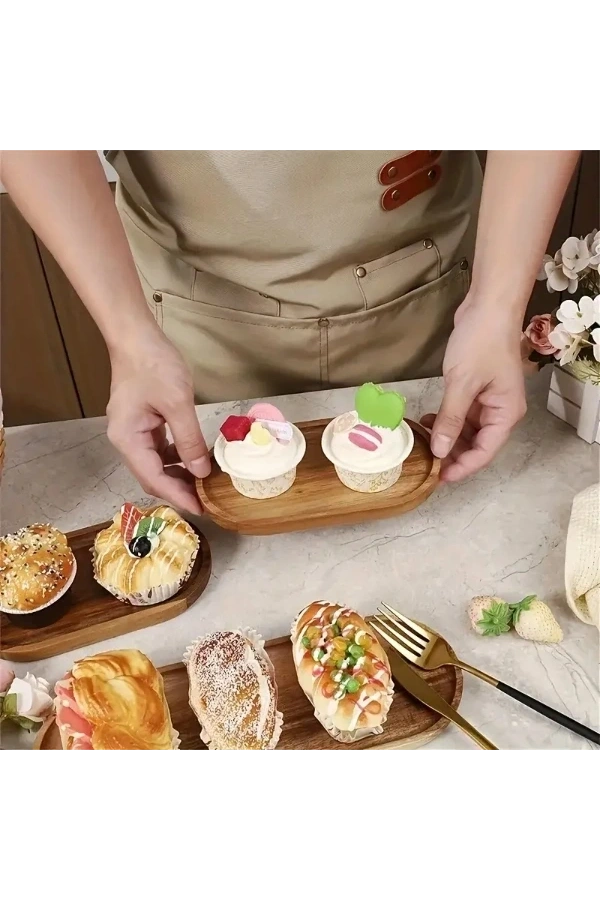 Bidebuvar 3lü Oval Sunum Tabağı Seti