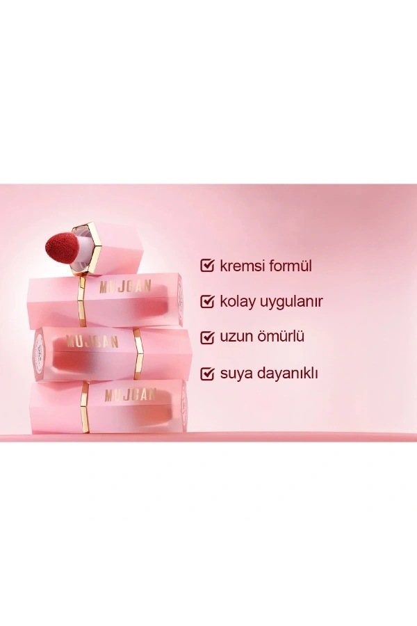 Bidebuvar 3lü Sıvı Krem Allık Seti - Lip and Cheek