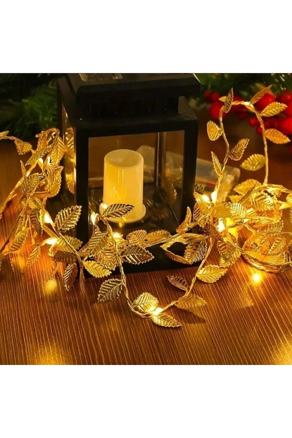 Bidebuvar 3 Metre Yaldızlı Gold LED Işık