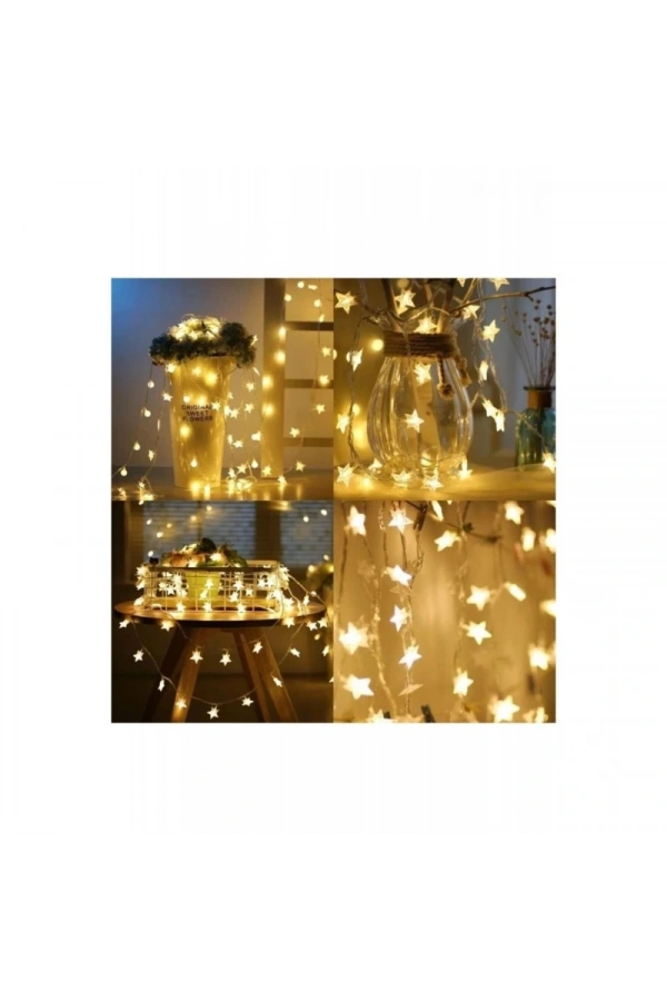 Bidebuvar 3 Metre Yıldız Şekilli LED Işık