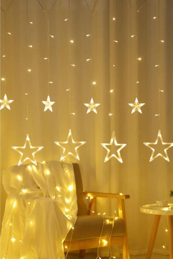 Bidebuvar 3 Metre Yıldız Şekilli LED Işık