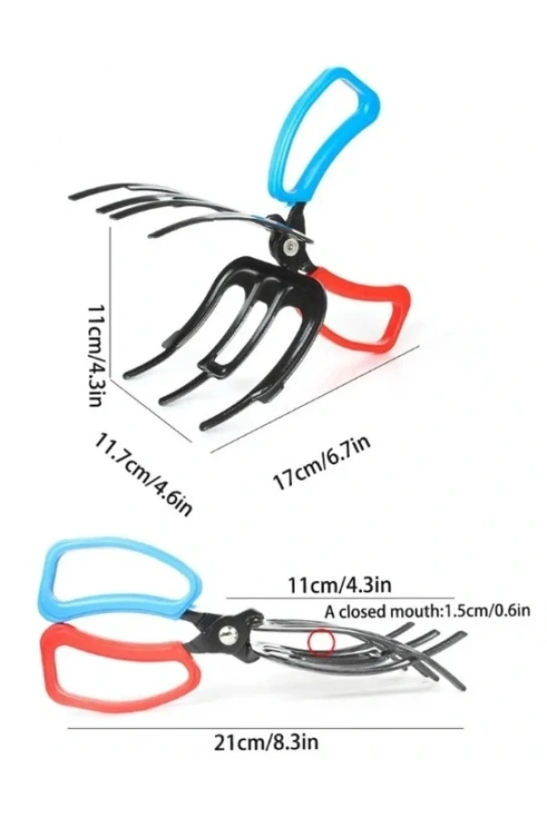 Bidebuvar 3 Pençeli 11 cm Balık Sabitleyici Maşa