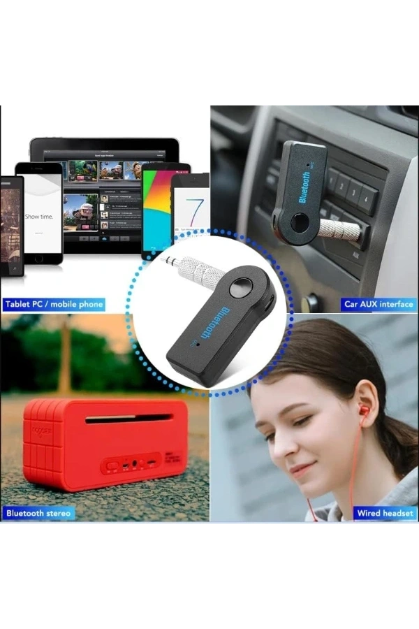 Bidebuvar 3.5 mm AUX Bluetooth Araç Kiti