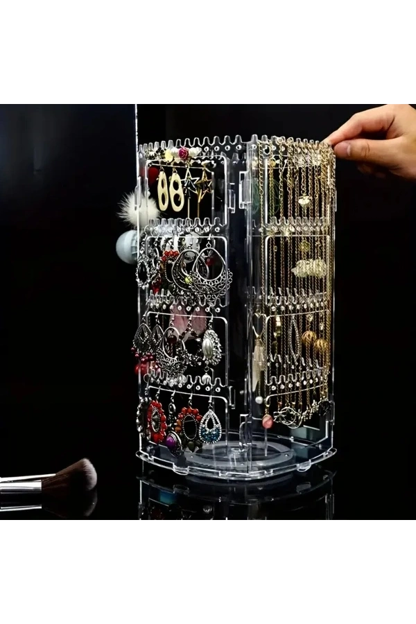 Bidebuvar 360° Dönebilen Takı Organizeri