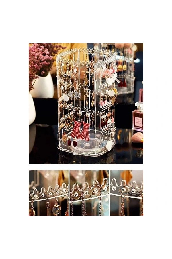 Bidebuvar 360° Dönebilen Takı Organizeri