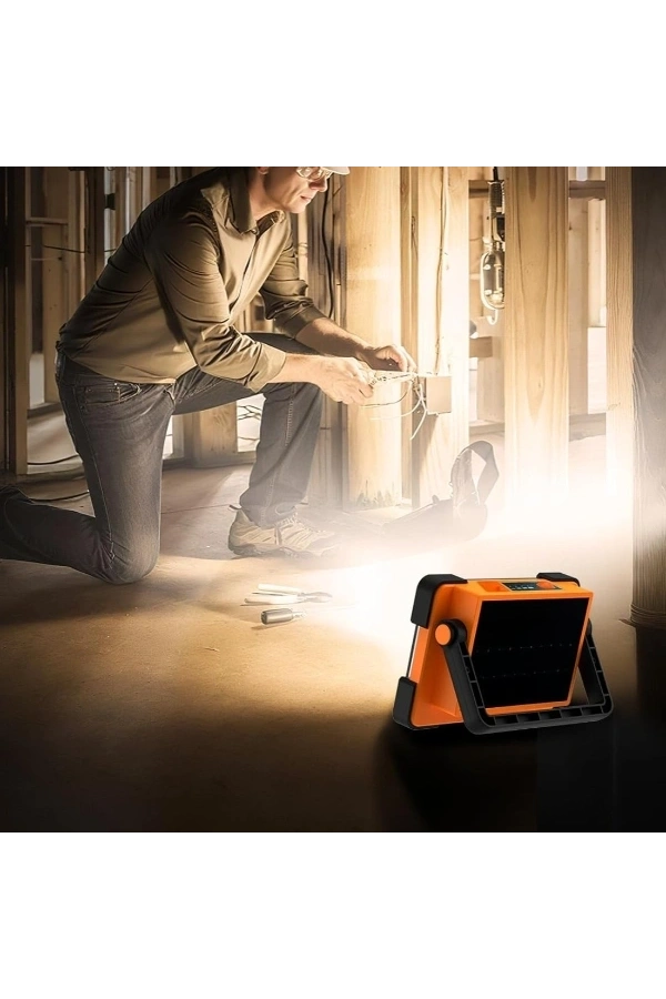 Bidebuvar 3600mAh Pil 4 Seviyeli Şarjlı Standlı LED