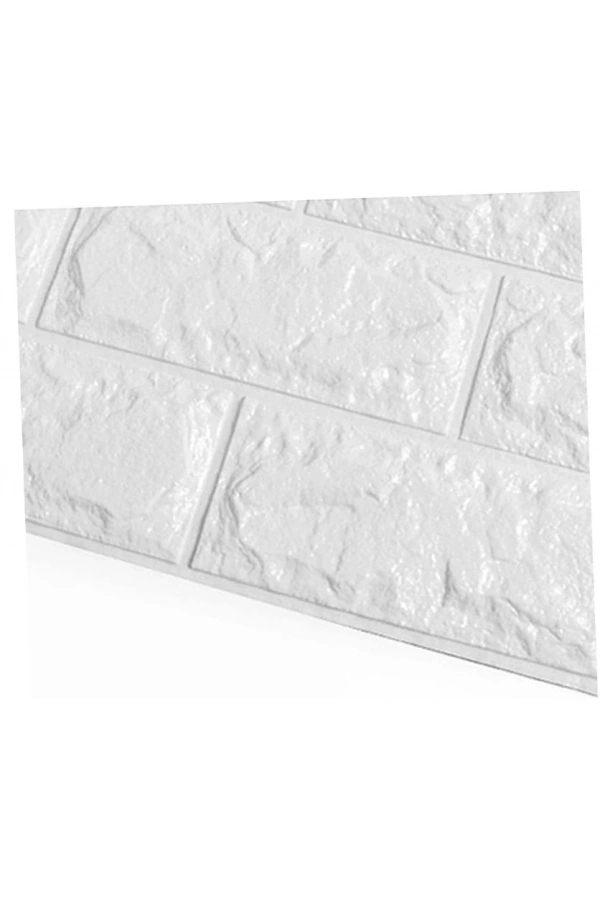 Bidebuvar 3D Tuğla Desenli Kendinden Yapışkanlı Duvar Paneli 58x38 cm