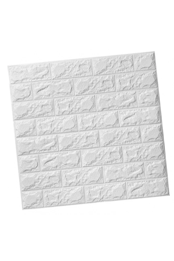 Bidebuvar 3D Tuğla Desenli Kendinden Yapışkanlı Duvar Paneli 58x38 cm