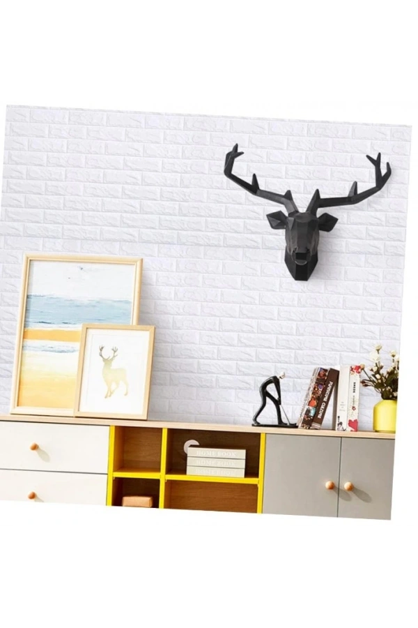 Bidebuvar 3D Tuğla Desenli Kendinden Yapışkanlı Duvar Paneli 58x38 cm