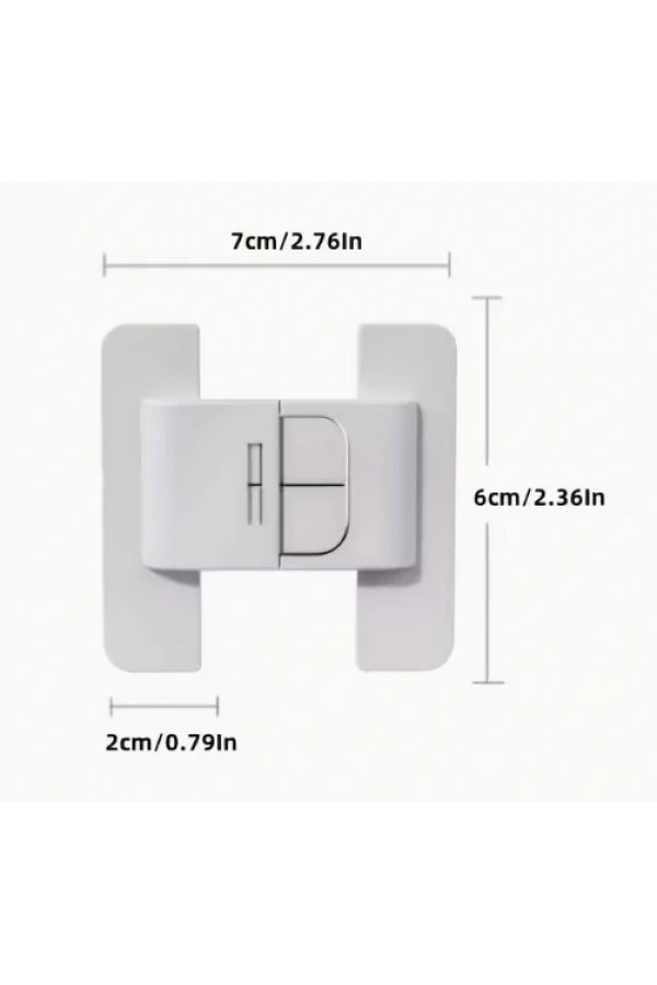 Bidebuvar 4 Adet Buzdolabı Çekmece ve Dolap Kapağı Çocuk Kilidi