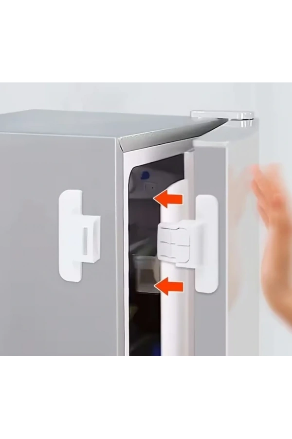 Bidebuvar 4 Adet Buzdolabı Çekmece ve Dolap Kapağı Çocuk Kilidi