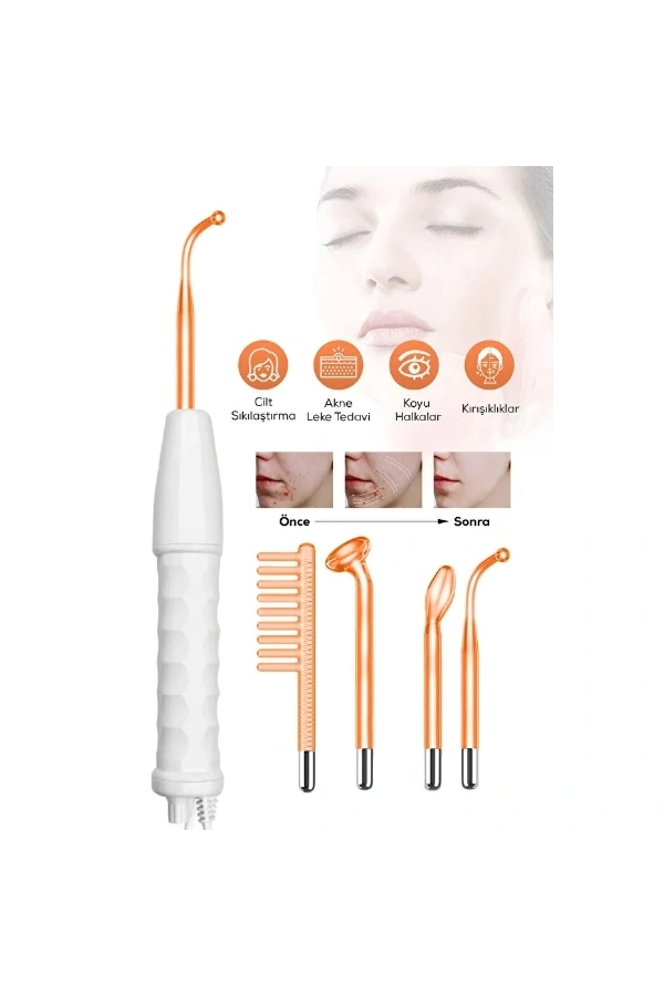 Bidebuvar 4 Başlıklı Yüksek Frekanslı Cilt Bakım Analiz Cihazı