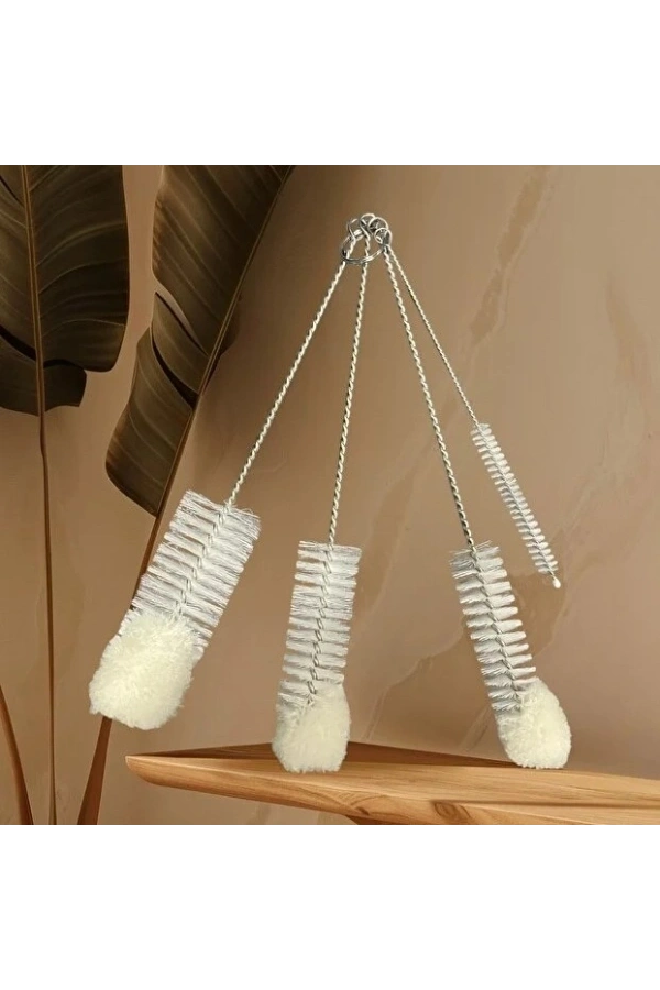 Bidebuvar 4lü Çok Amaçlı Temizlik Fırçası