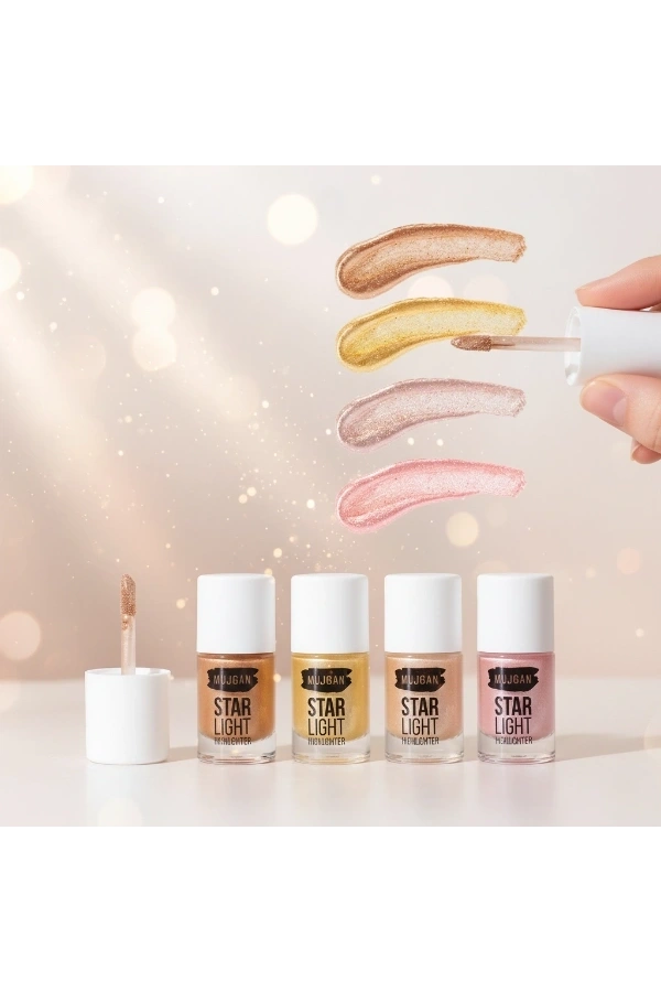 Bidebuvar 4lü Likit Highlighter Aydınlatıcı Seti