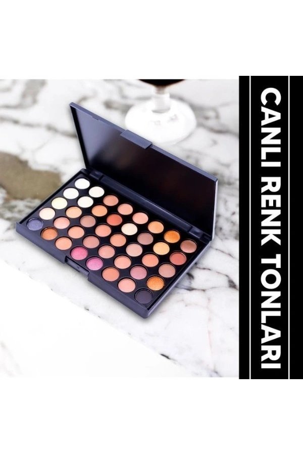 Bidebuvar 40lı Mat Sedefli Far Paleti