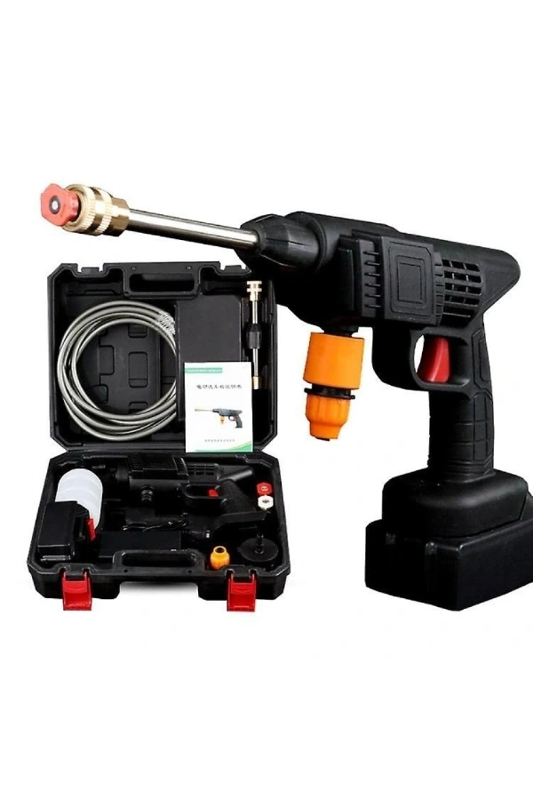 Bidebuvar 48V Şarjlı Çift Bataryalı Taşınabilir Basınçlı Yıkama Sulama Tabancası