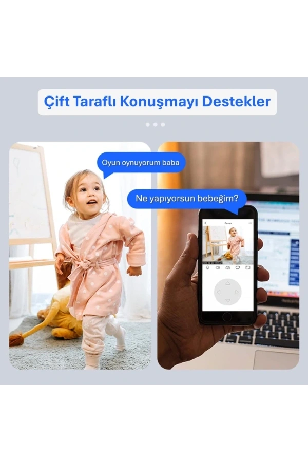 Bidebuvar 5 Antenli Bebek Ev Güvenlik Kamerası