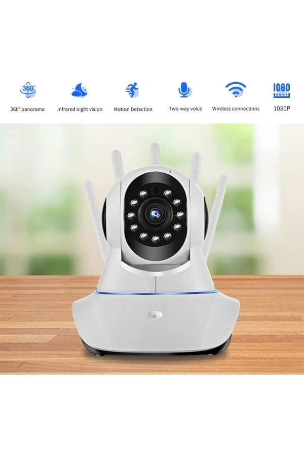 Bidebuvar 5 Antenli Bebek Ev Güvenlik Kamerası