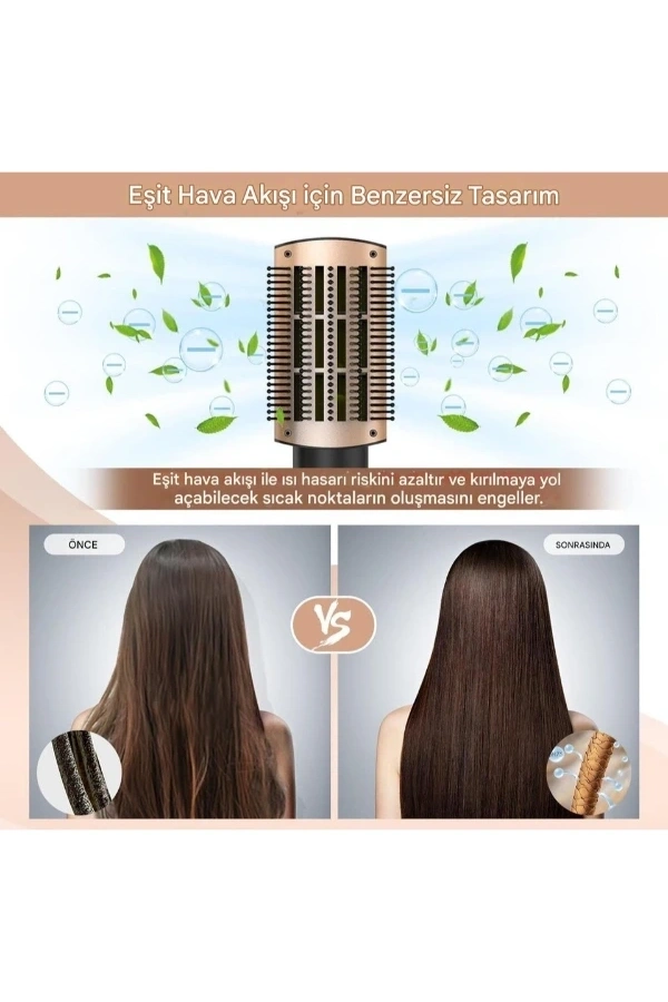 Bidebuvar 5 Başlıklı Air Saç Şekillendirici Set