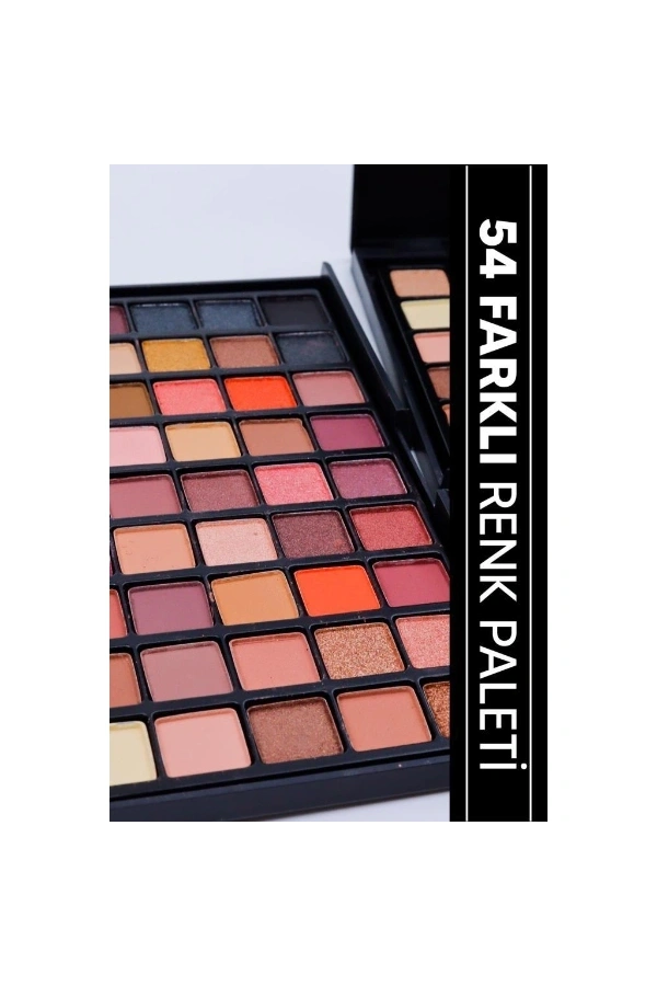 Bidebuvar 54lü Mat Sedefli Far Paleti