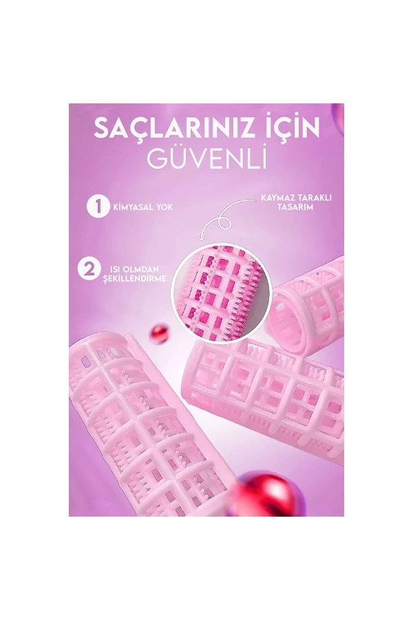 Bidebuvar 6lı Bigudi Seti