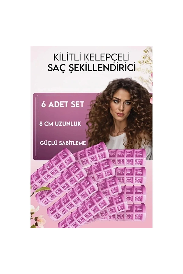 Bidebuvar 6lı Bigudi Seti