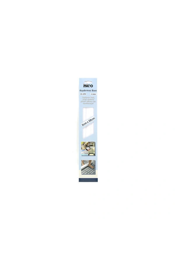 Bidebuvar 6lı Kaydırmaz Bant Seti - 2x38 cm - Nemli Alanlar İçin