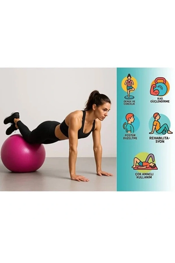 Bidebuvar 60 cm Pilates Topu