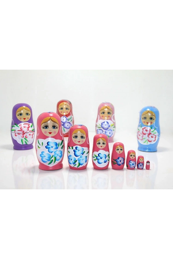 Bidebuvar 7Li Ahşap Matruşka