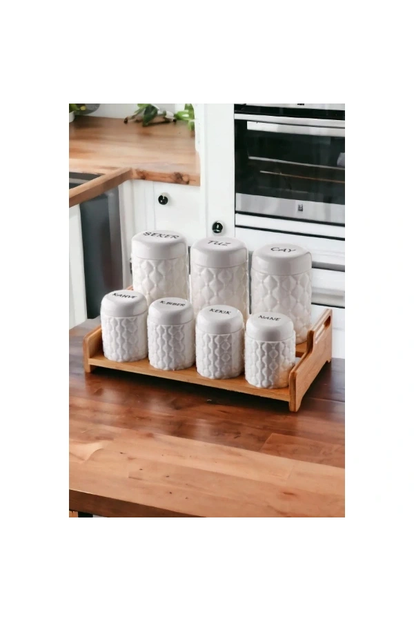 Bidebuvar 7li Standlı Baharat Seti