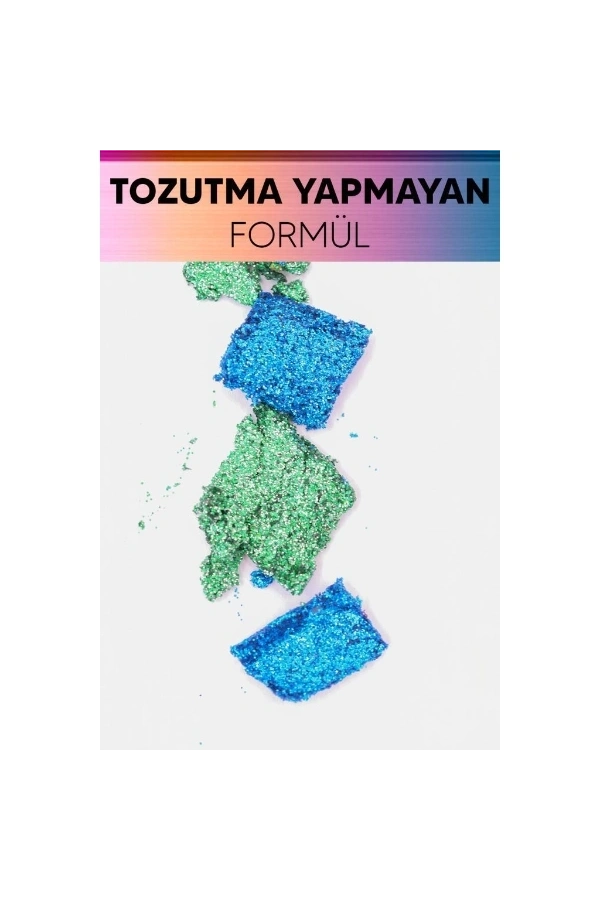 Bidebuvar 8 Renk Yaz Glitter Far Paleti - 2li Set