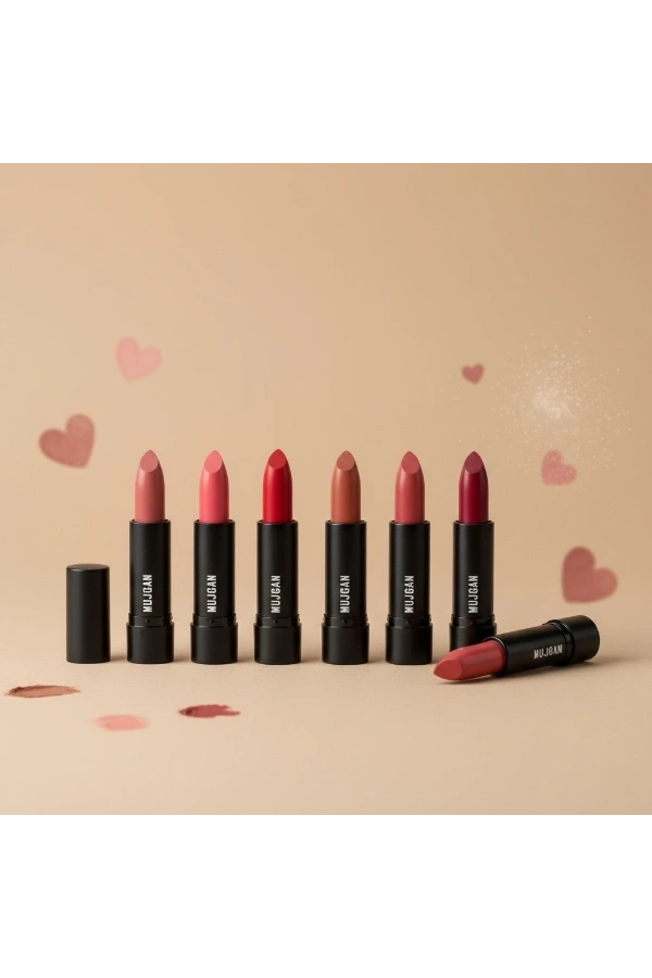 Bidebuvar 9lu Love Matte Ruj Seti