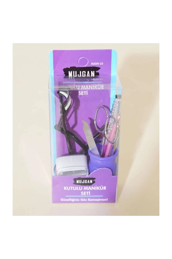 Bidebuvar 9 Parça Kutulu Manikür Seti