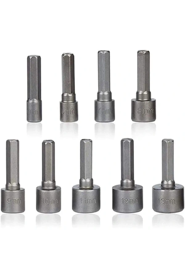 Bidebuvar 9 Parça Manyetik Somun Adaptörü