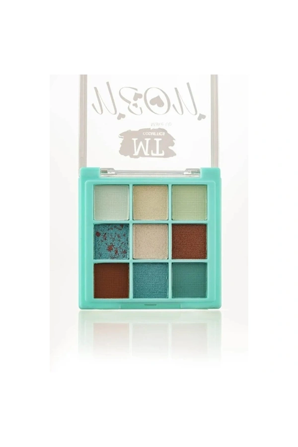 Bidebuvar 9 Renkli Far Paleti - 3lü Set