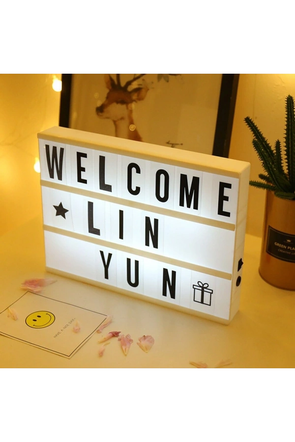Bidebuvar A5 Led Işıklı Yazı Panosu Lightbox