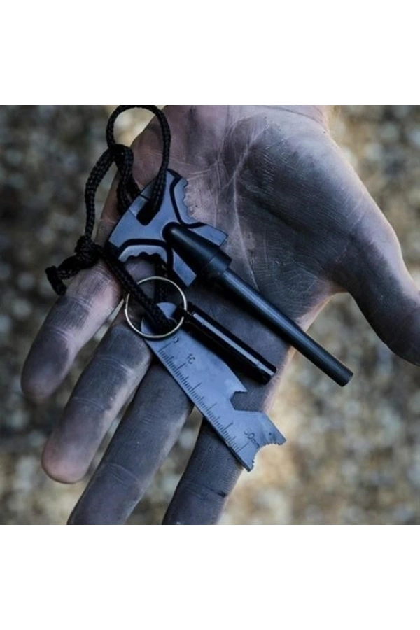 Bidebuvar Acil Durum Magnezyum Çakmaktaşı Hayatta Kalma Kiti