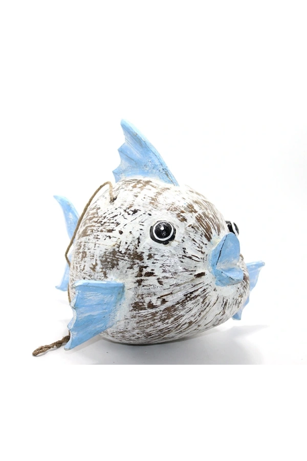 Bidebuvar Ahşap Balık Figürü