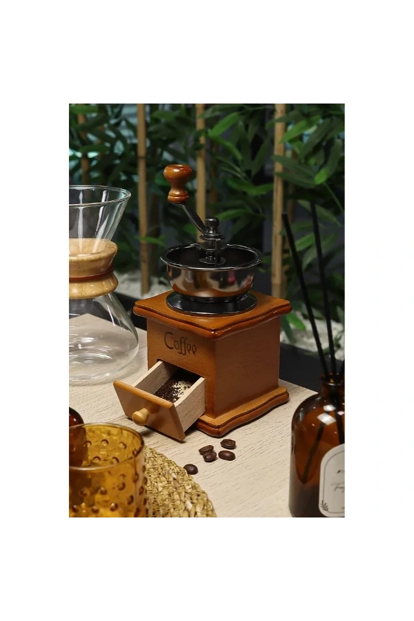 Bidebuvar Ahşap Kahve Değirmeni