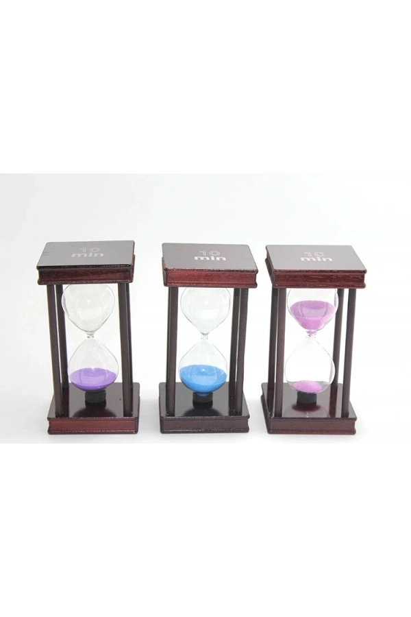 Bidebuvar Ahşap Kum Saati 10 DK Model 1