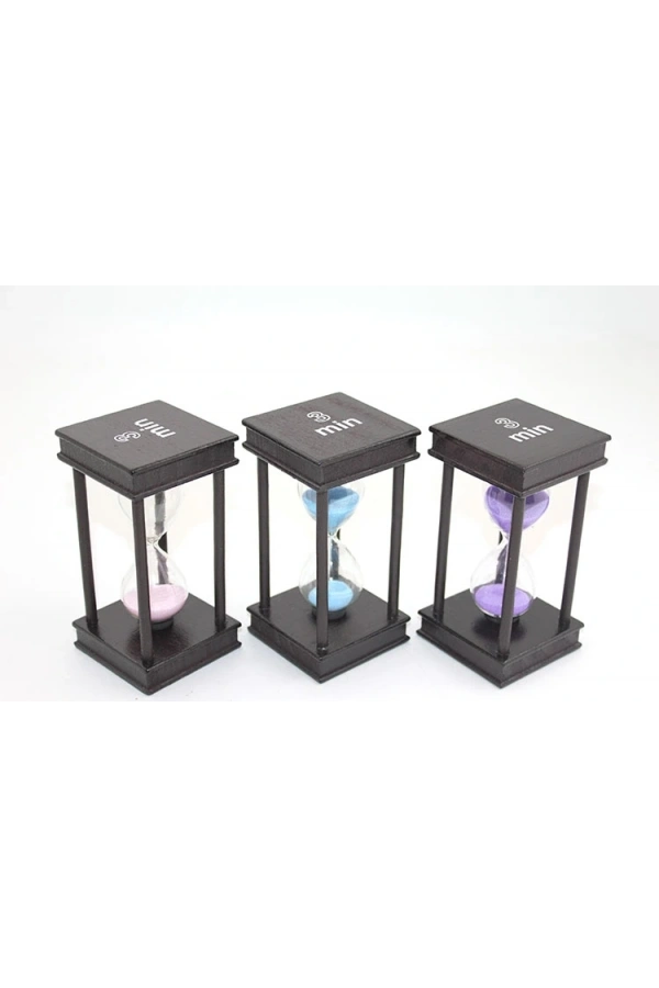 Bidebuvar Ahşap Kum Saati 3 DK