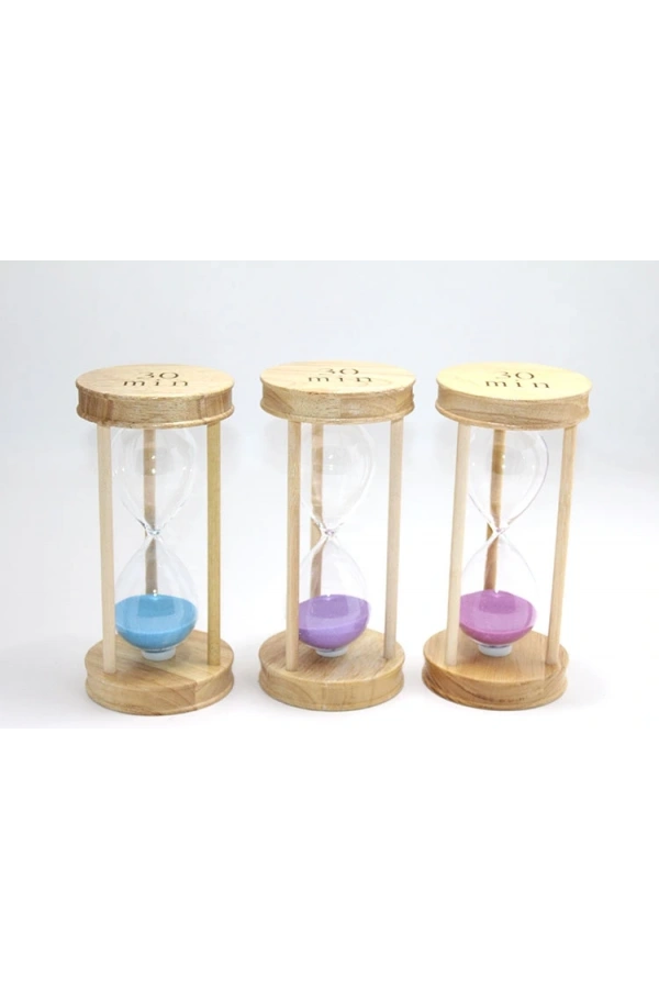 Bidebuvar Ahşap Kum Saati 30 DK Model 2