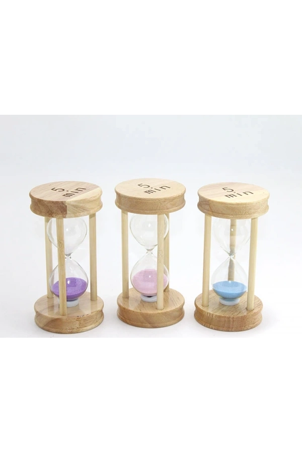 Bidebuvar Ahşap Kum Saati 5 DK