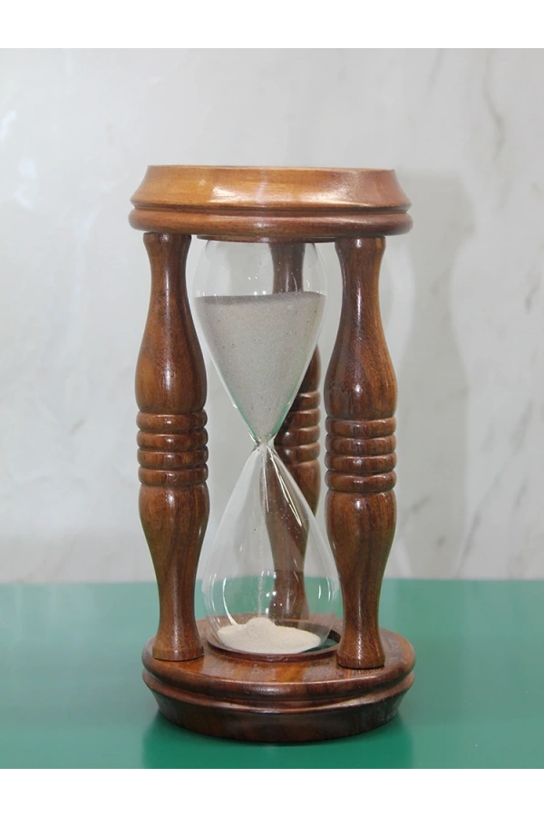 Bidebuvar Ahşap Kum Saati Model 1