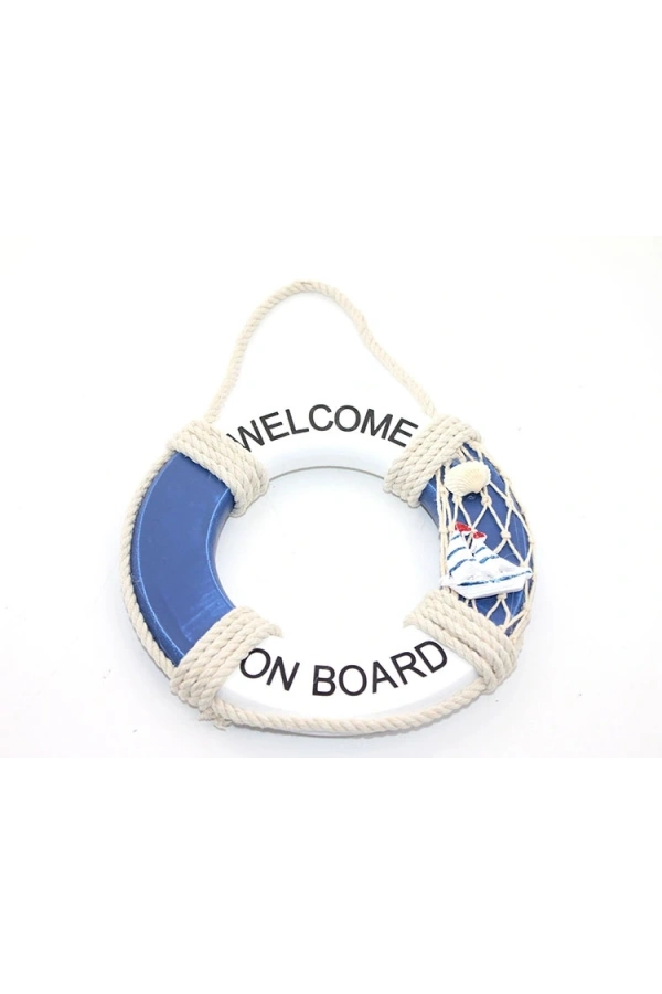 Bidebuvar Ahşap Marin Duvara Asmalı Simit Model 1