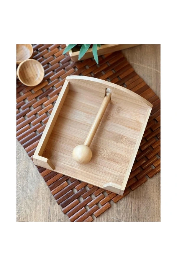 Bidebuvar Ahşap Peçetelik