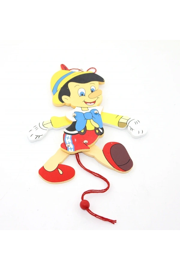 Bidebuvar Ahşap Sallanan Pinokyo Figürü