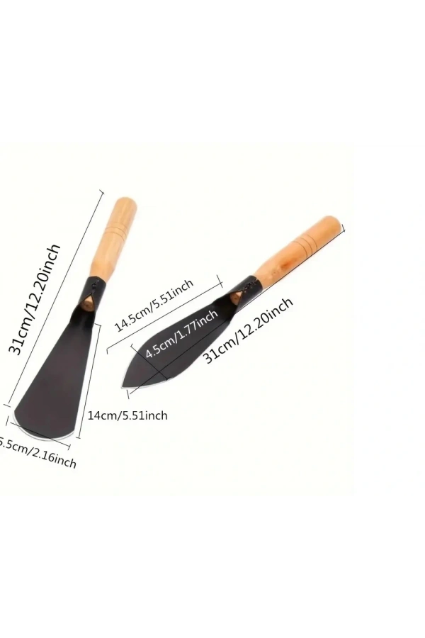 Bidebuvar Ahşap Saplı Bahçe El Aletleri Seti 2 Adet
