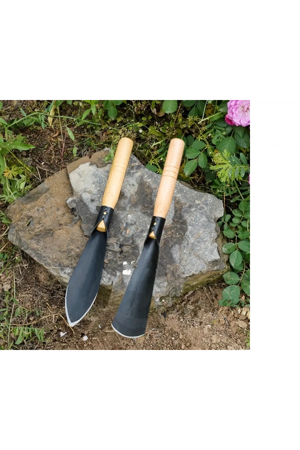 Bidebuvar Ahşap Saplı Bahçe El Aletleri Seti 2 Adet